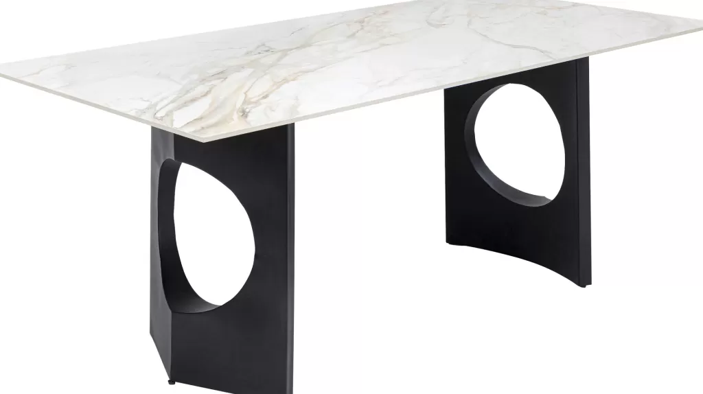 Pöydät>KARE Design Eternity Oho Pöytä, Musta, Keraaminen Pöytälevy 180x90cm
