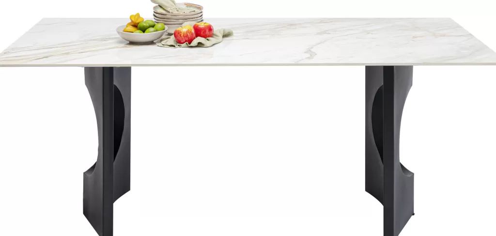 Pöydät>KARE Design Eternity Oho Pöytä, Musta, Keraaminen Pöytälevy 180x90cm