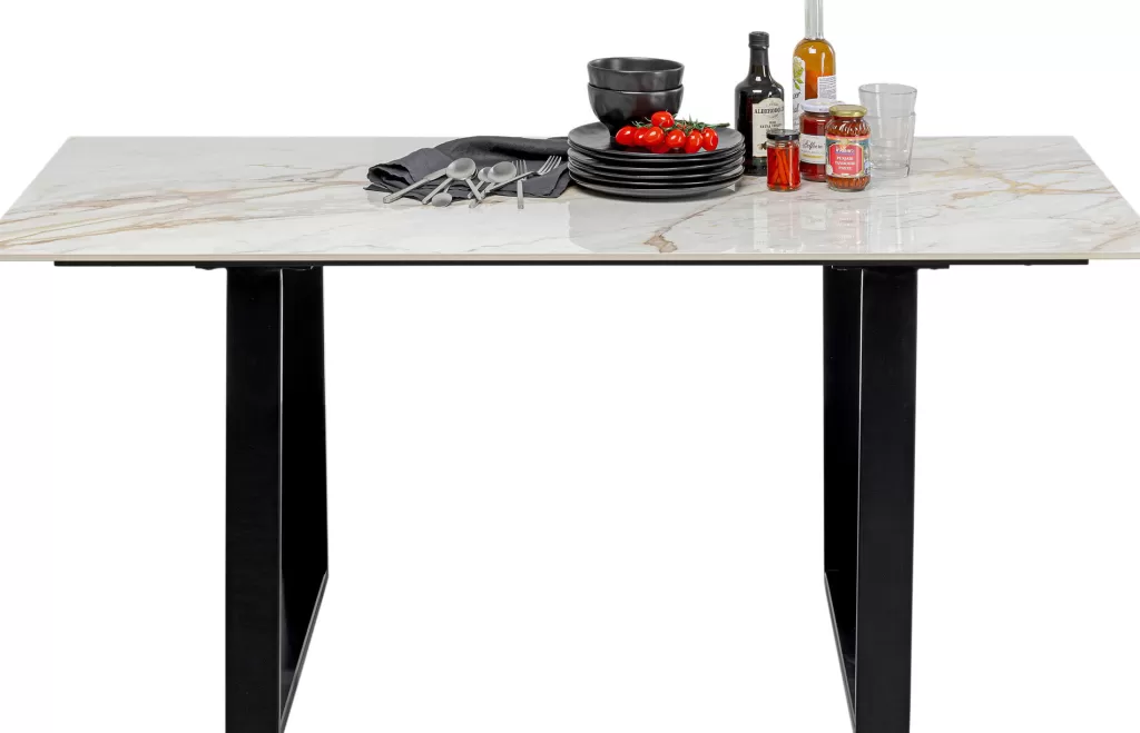 Pöydät>KARE Design Eternity Pöytä U-jalalla, Musta 160x80cm
