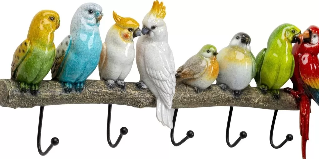 Seinänaulakot>KARE Design Exotic Birds Vaatenaulakko