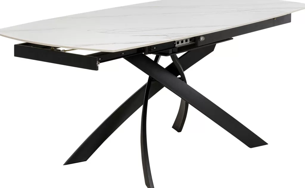 Pöydät>KARE Design Extension Table Twist Onyx 120(30+30)x90cm