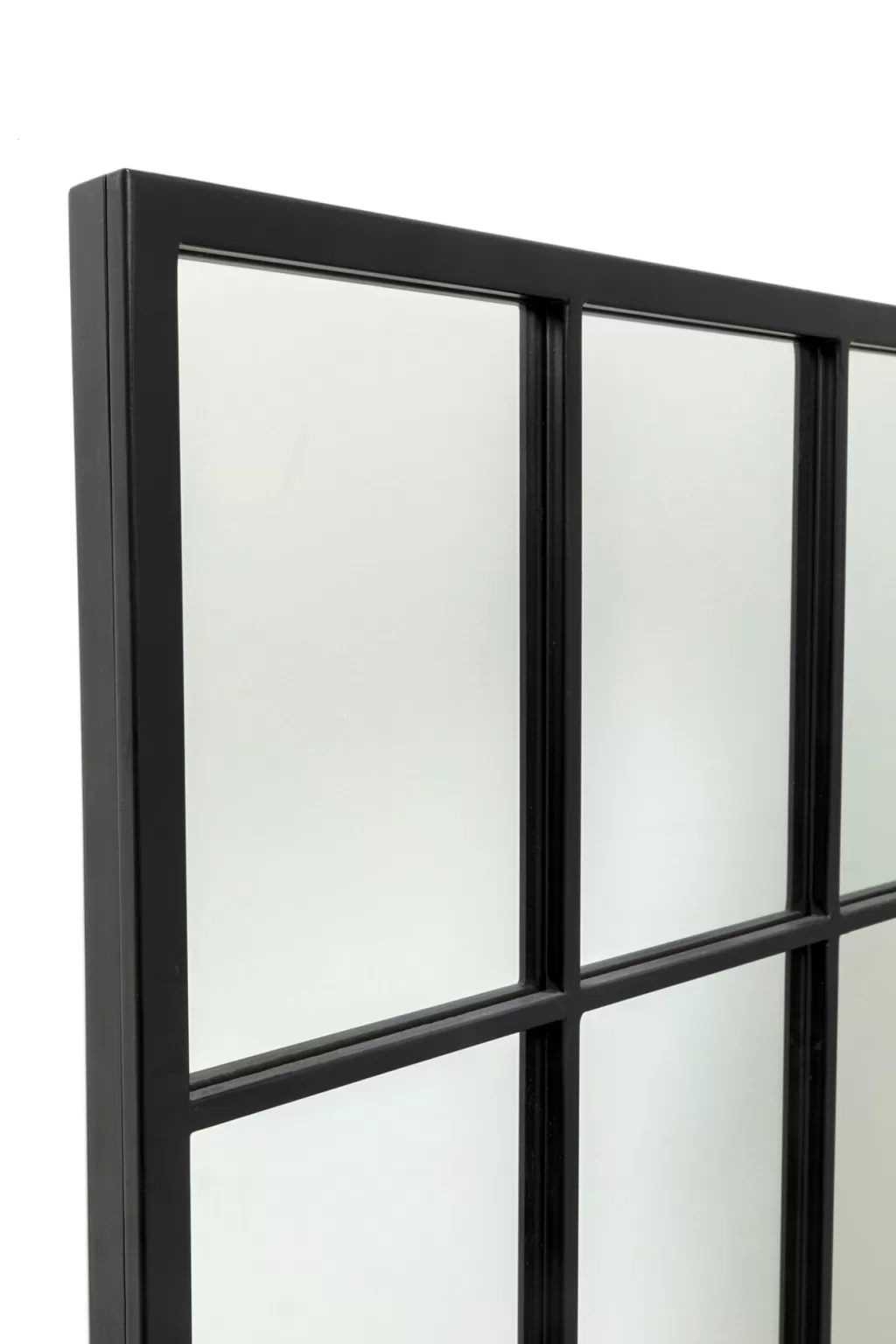 Peilit>KARE Design Finestra Seinäpeili, Metallia, Musta 60x140cm