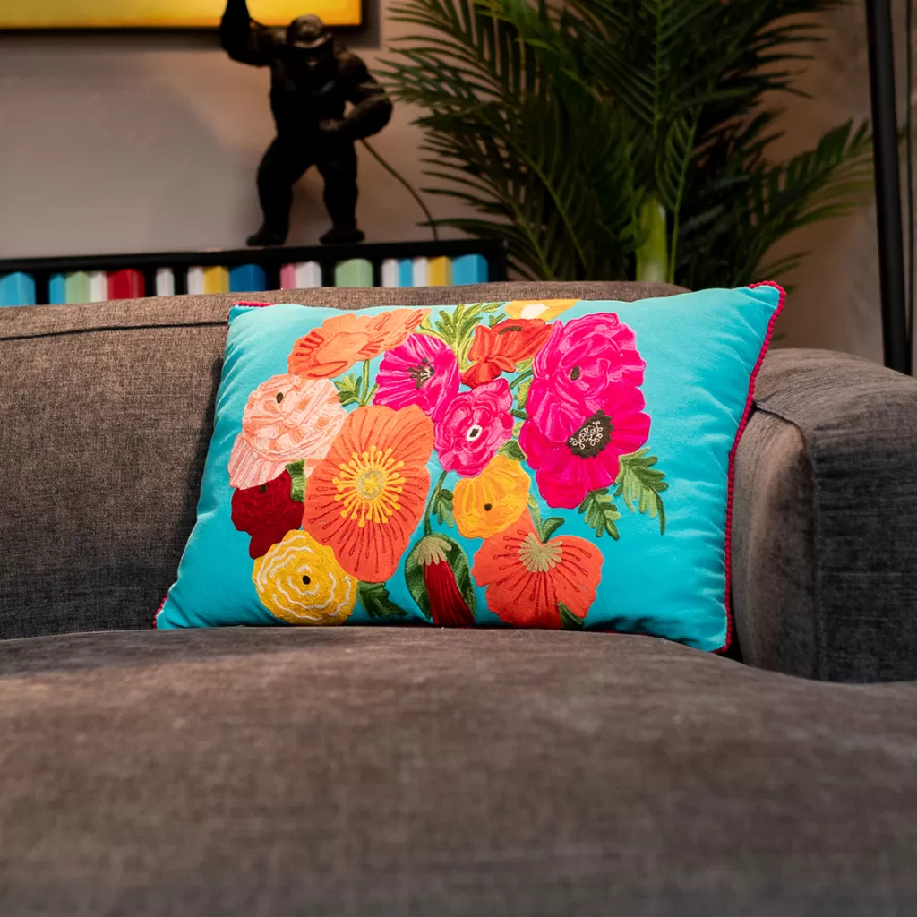 Sisustustyynyt>KARE Design Fiorista Sininen Tyyny 60x40cm