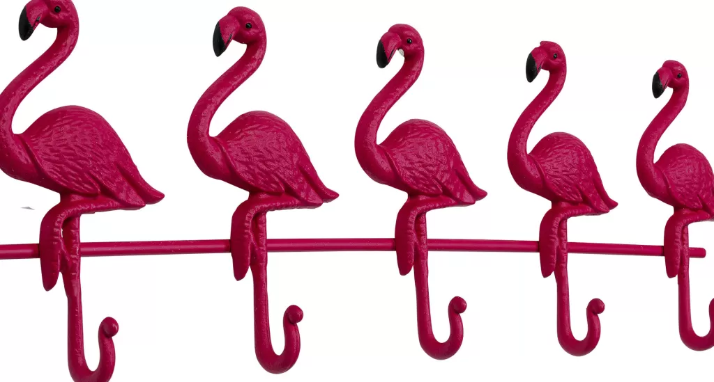 Seinänaulakot>KARE Design Flamingo Road Seinänaulakko Pinkki