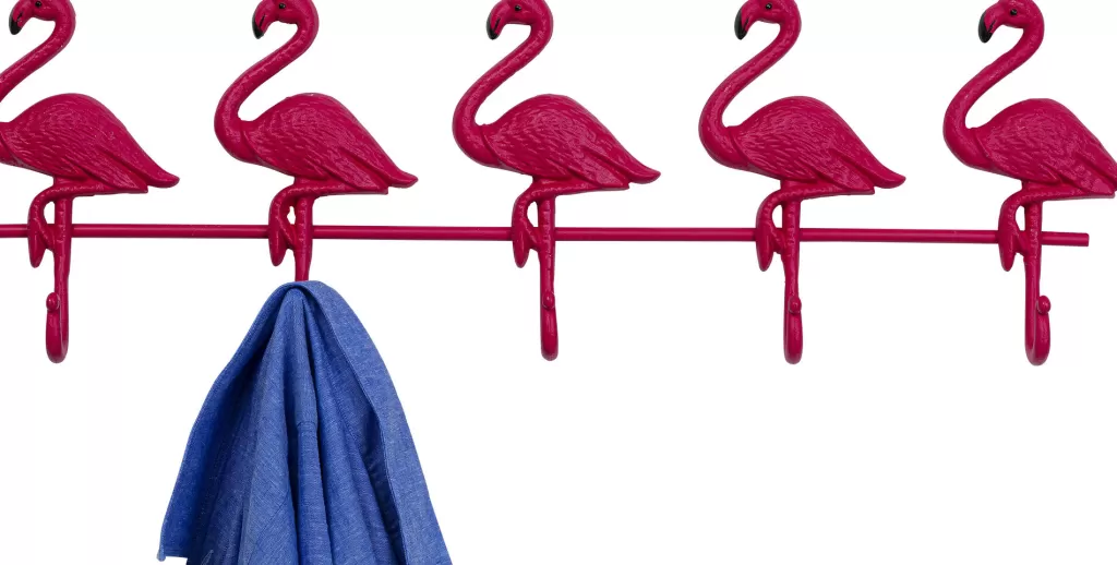 Seinänaulakot>KARE Design Flamingo Road Seinänaulakko Pinkki