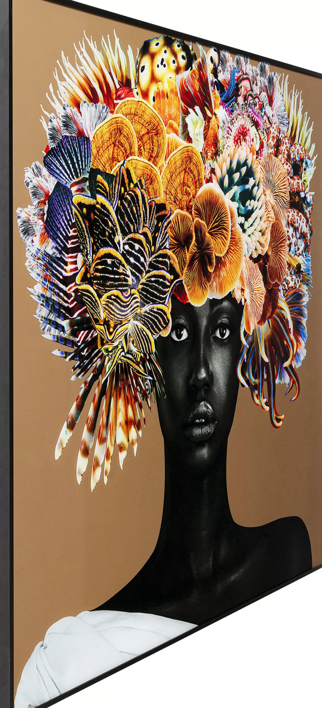 Taulut>KARE Design Flower Hair Kukka Hiukset 120x120cm