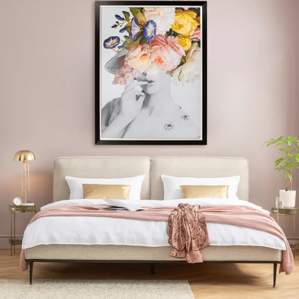 Taulut>KARE Design Flower Lady Pastel Taulu 117x154cm