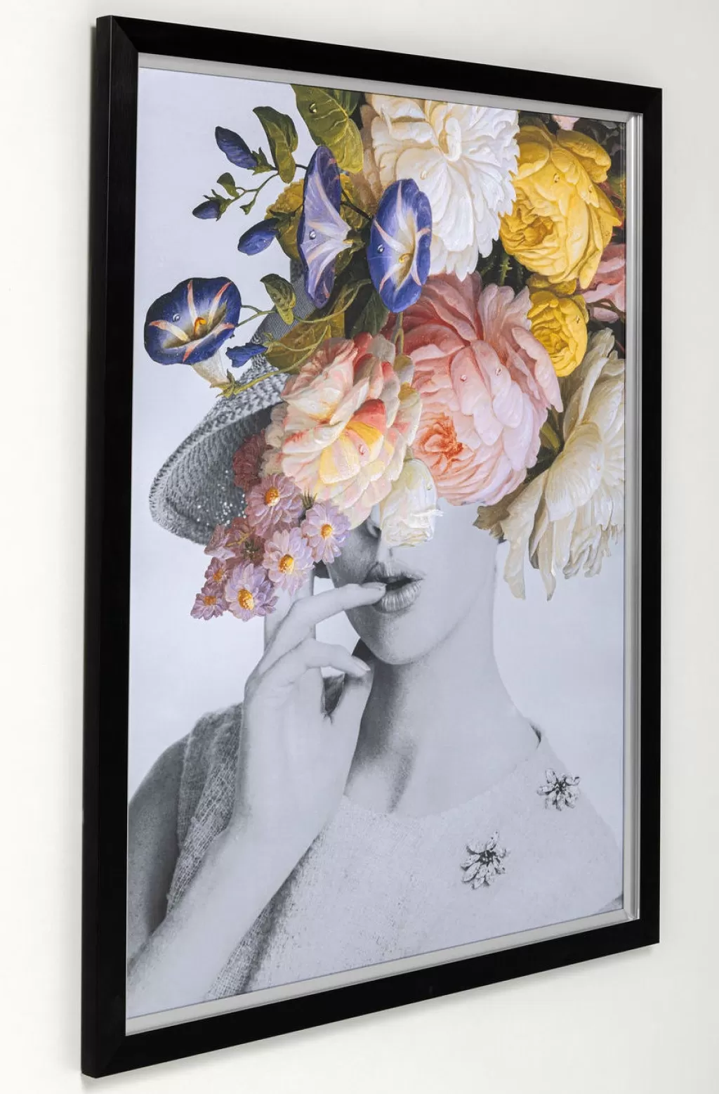 Taulut>KARE Design Flower Lady Pastel Taulu 117x154cm