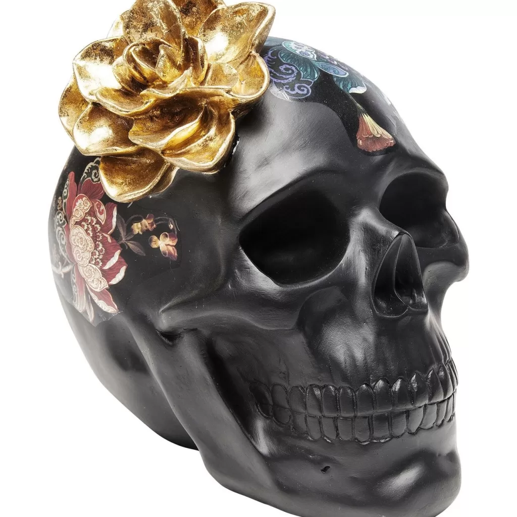 Koriste-Esineet>KARE Design Flower Skull Pääkallo Koriste-esine 22cm