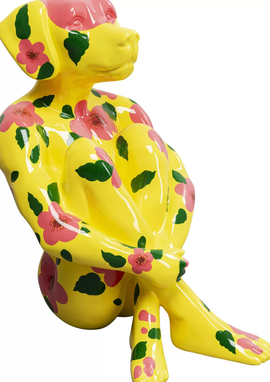 Jalalliset Koriste-Esineet>KARE Design Gangster Dog Koira Koriste-esine Keltainen 80cm