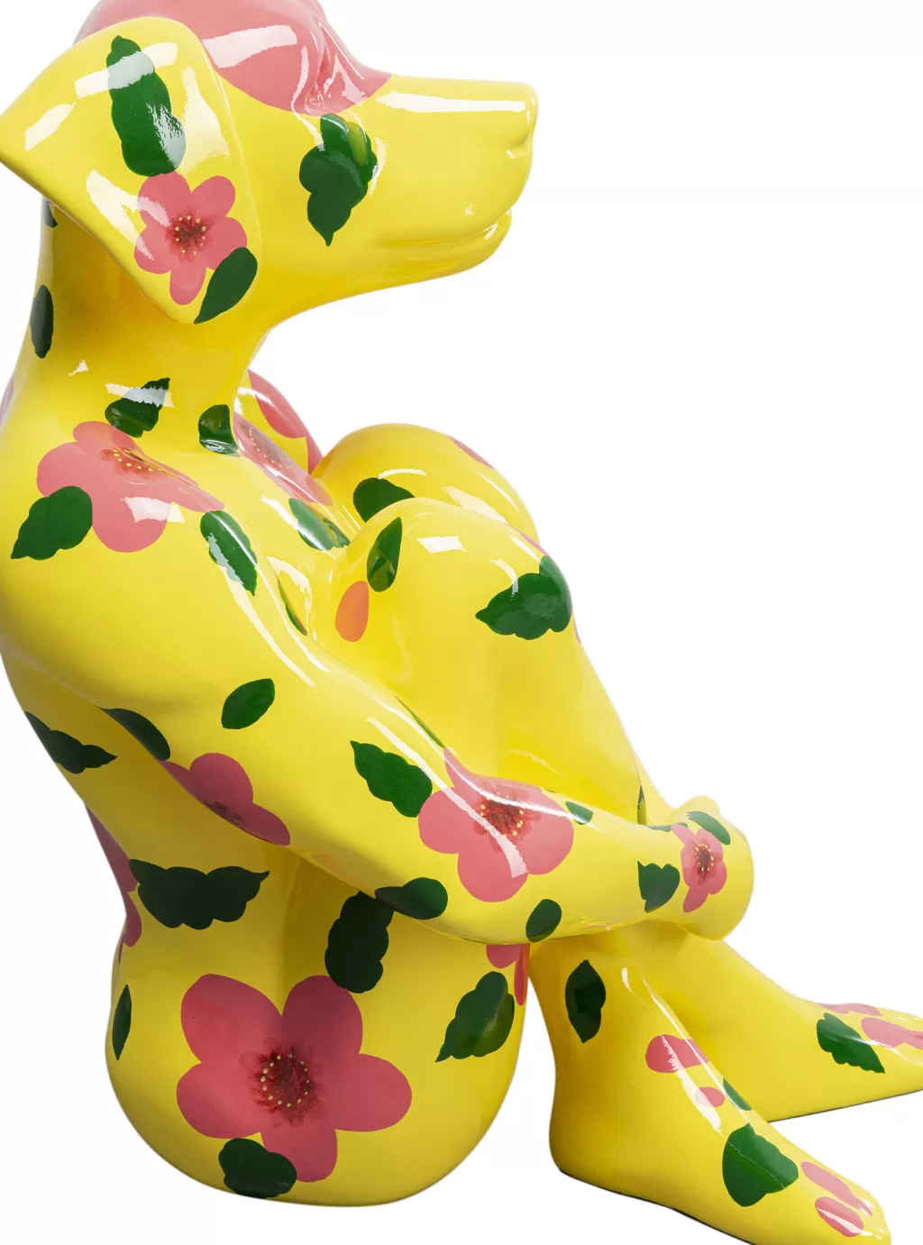 Jalalliset Koriste-Esineet>KARE Design Gangster Dog Koira Koriste-esine Keltainen 80cm