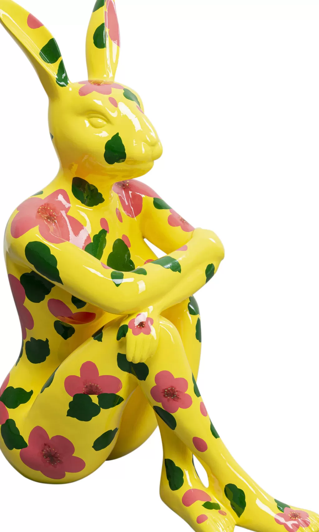 Jalalliset Koriste-Esineet>KARE Design Gangster Rabbit Jänis Koriste-esine Keltainen 80cm