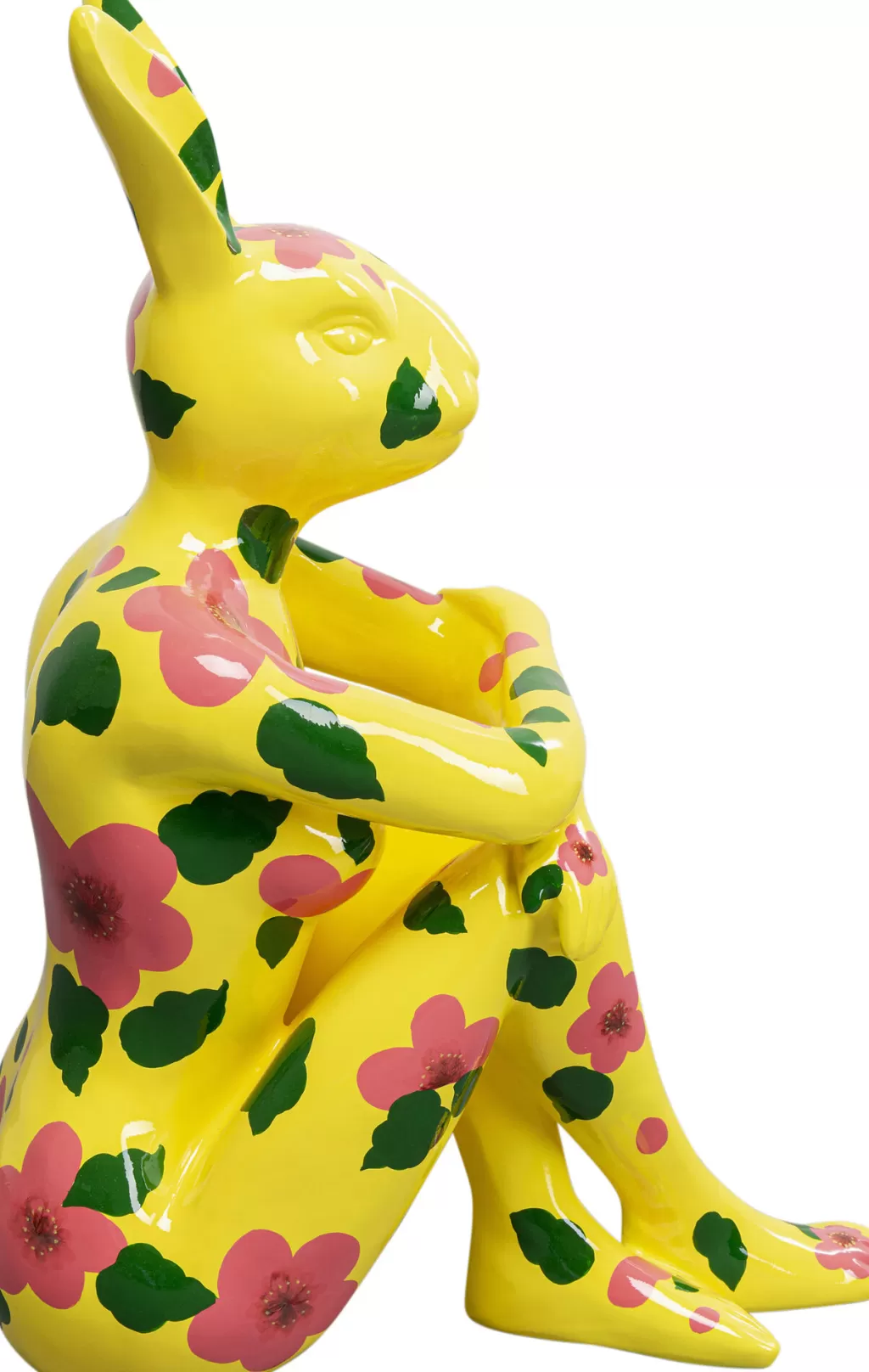 Jalalliset Koriste-Esineet>KARE Design Gangster Rabbit Jänis Koriste-esine Keltainen 80cm