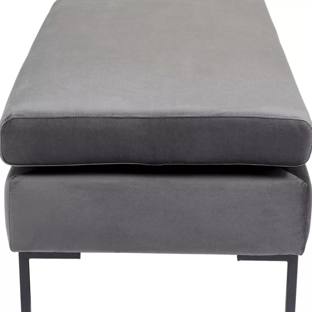 Rahit Ja Jakkarat>KARE Design Gianni Rahi - Samettia, Musta, Harmaa