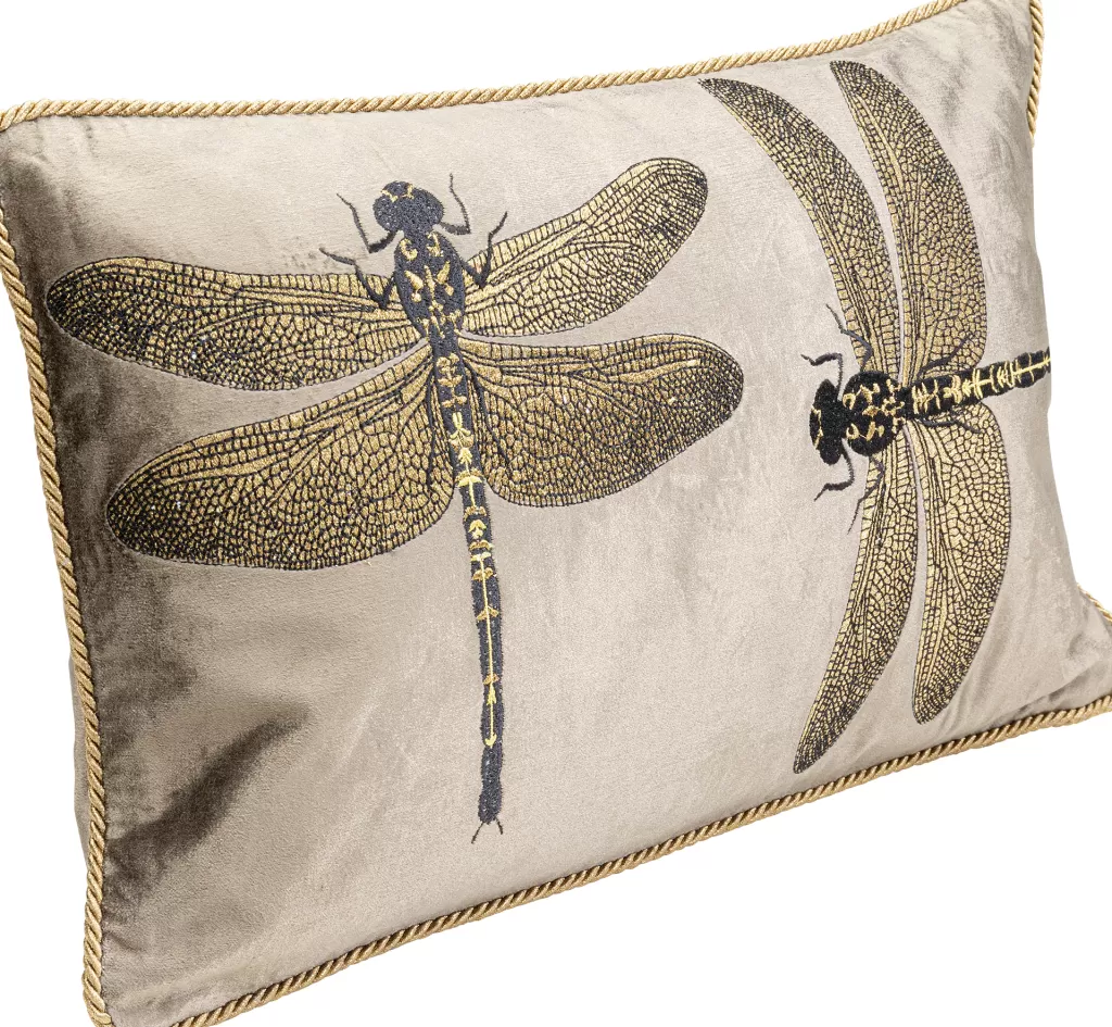 Sisustustyynyt>KARE Design Glitter Dragonfly Sudenkorento Tyyny, Ruskea 50x30cm