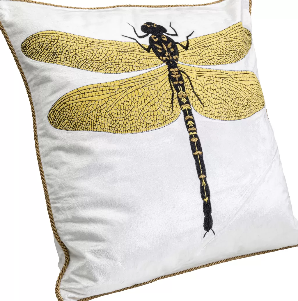 Sisustustyynyt>KARE Design Glitter Dragonfly Sudenkorento Tyyny, Valkoinen 40x40cm