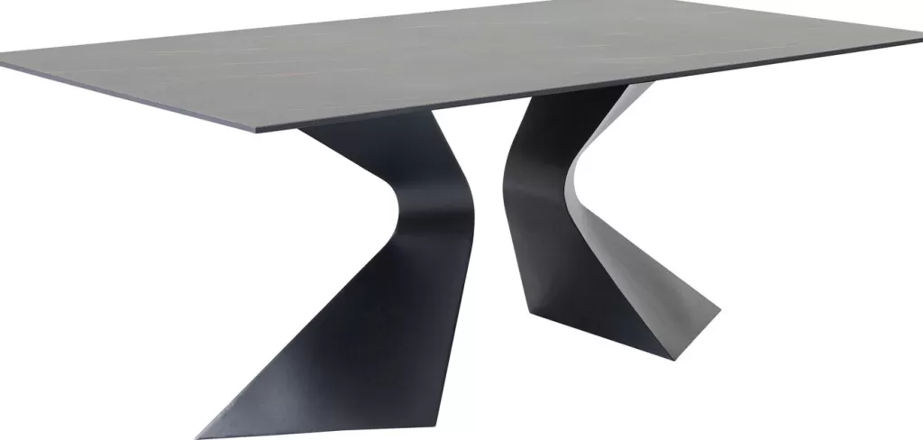 Pöydät>KARE Design Gloria Black Pöytä - Keraaminen Pöytälevy, Musta 200x100cm