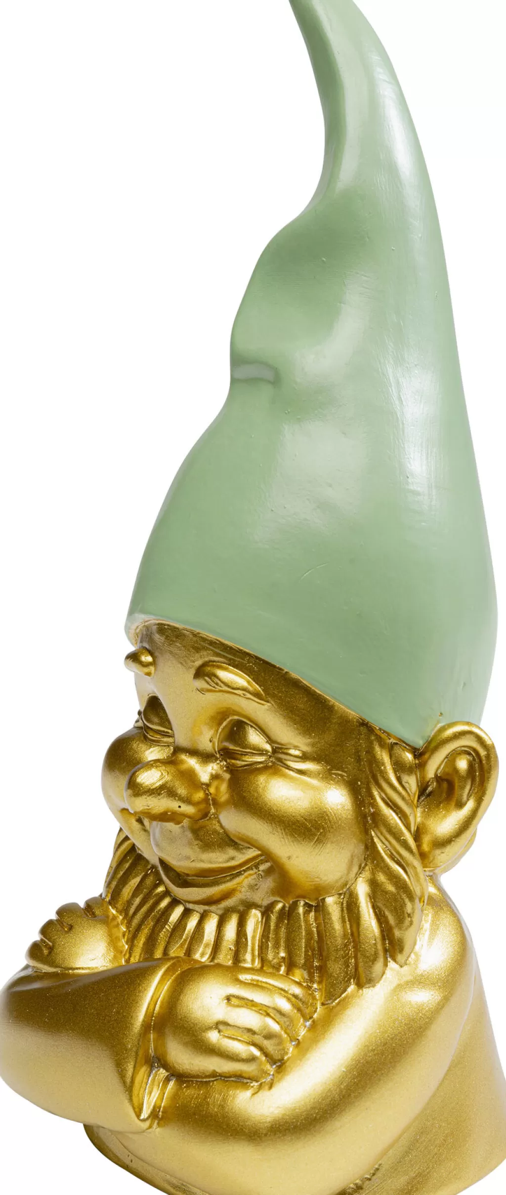 Koriste-Esineet>KARE Design Gnome Tonttu Koriste-esine Kulta-vihreä 21 Cm