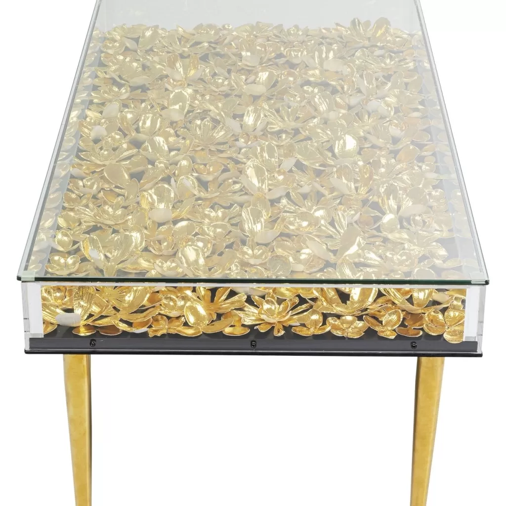 Sohvapöydät>KARE Design Gold Flowers Sohvapöytä 120x60cm
