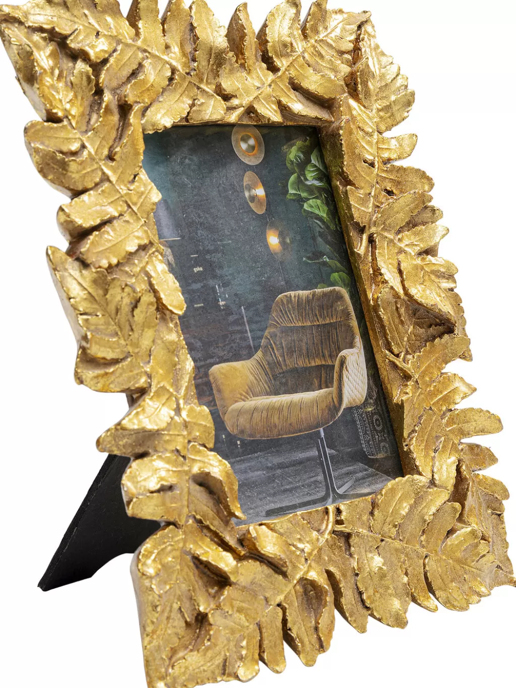 Valokuvakehykset>KARE Design Gold Leaves Valokuvakehys 10x15cm
