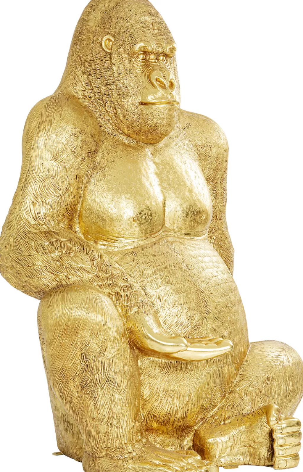Jalalliset Koriste-Esineet>KARE Design Gorilla Koriste-esine, Patsas Kulta XL 180cm