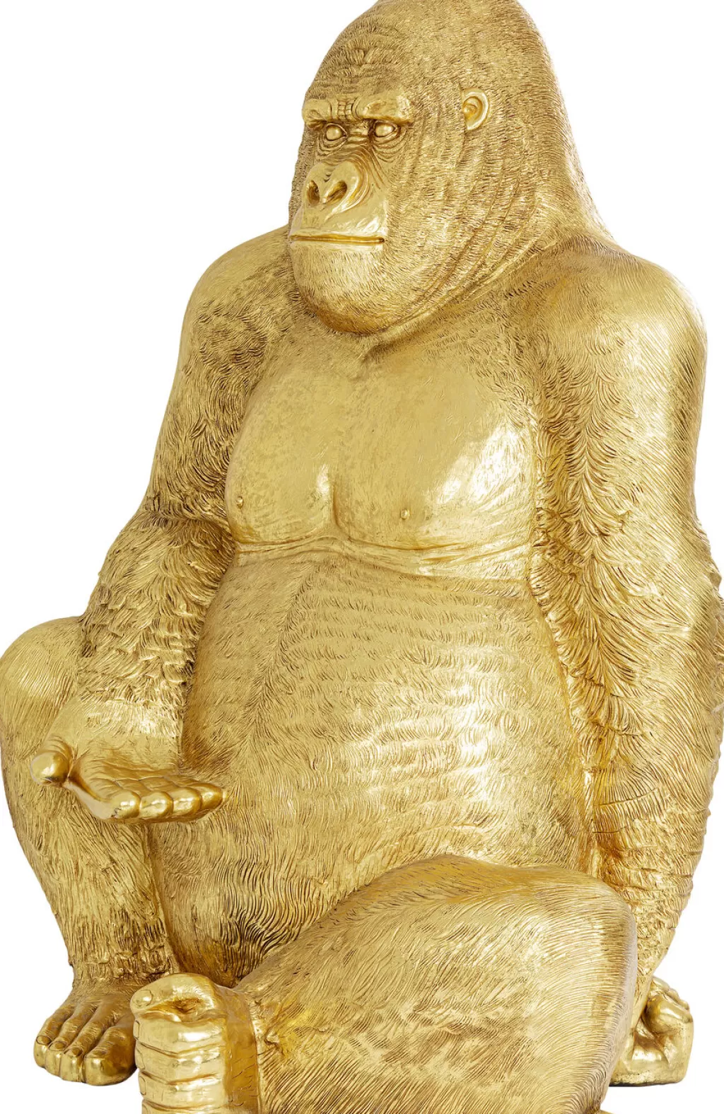 Jalalliset Koriste-Esineet>KARE Design Gorilla Koriste-esine, Patsas Kulta XL 180cm
