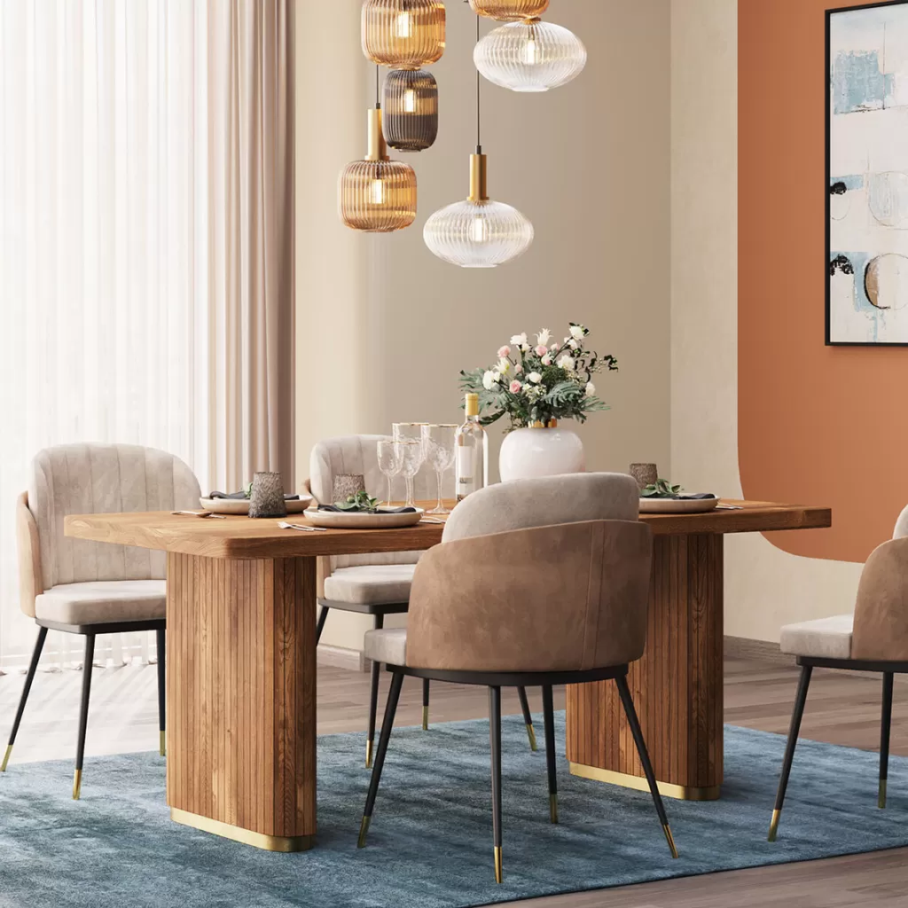 Pöydät>KARE Design Grace Pöytä, Mangopuu 180x90cm