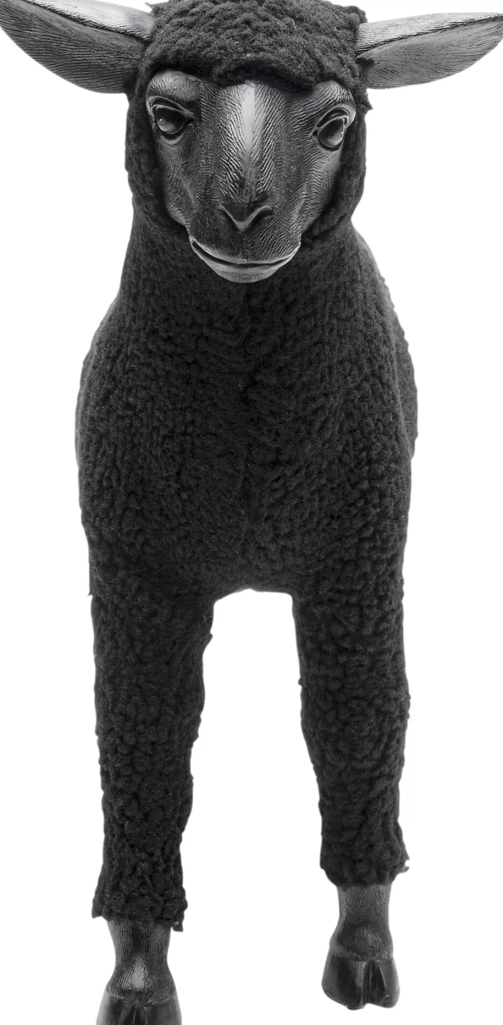 Koriste-Esineet>KARE Design Happy Sheep Wool Lammas Koriste-esine Musta 37cm