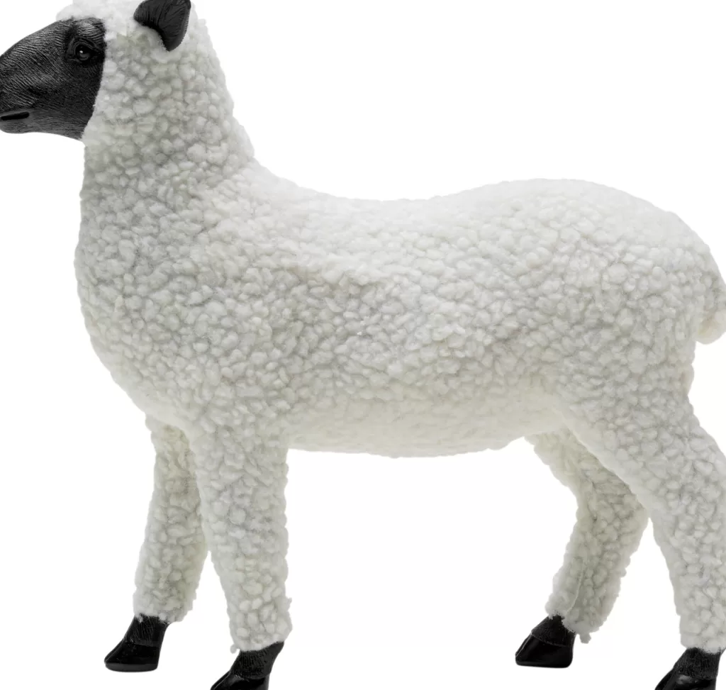 Koriste-Esineet>KARE Design Happy Sheep Woollammas Koriste-esine Valkoinen 28cm