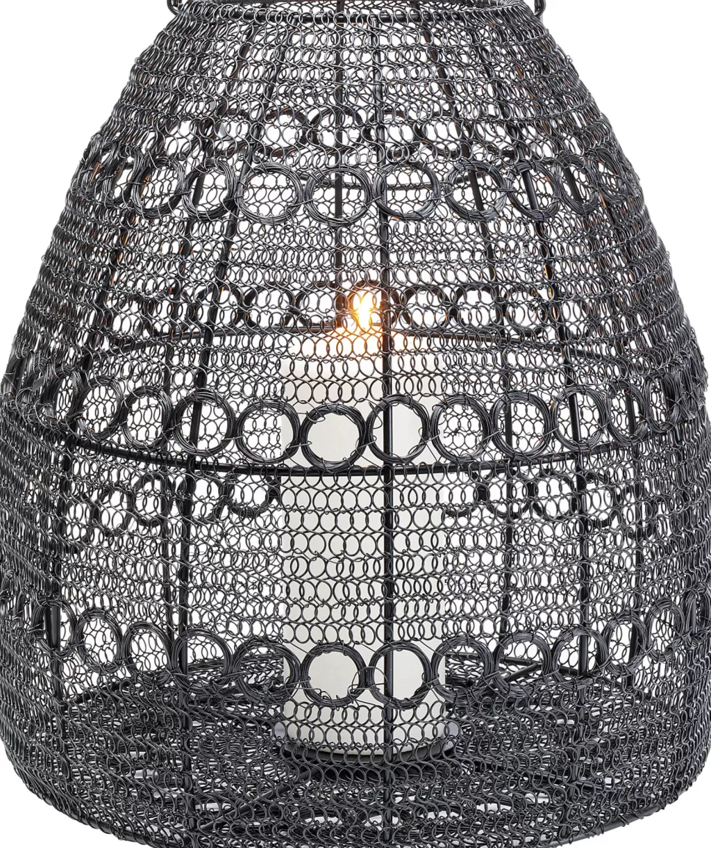 Lyhdyt>KARE Design Hayat Cone Black Lyhty 37cm