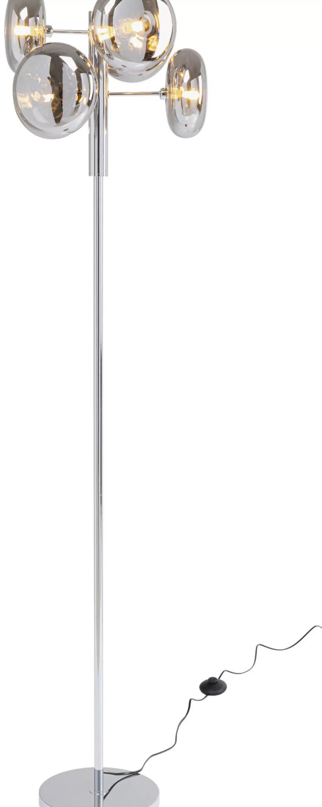 Lattiavalaisimet>KARE Design Headlight Lattiavalaisin Kromi 163cm