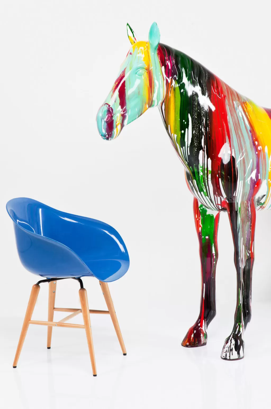 Jalalliset Koriste-Esineet>KARE Design Horse Colore Koriste-esine 216cm