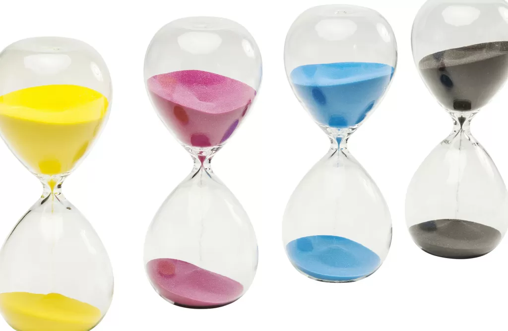Koriste-Esineet>KARE Design Hourglass Timer Tiimalasi 20cm, Useita Värejä