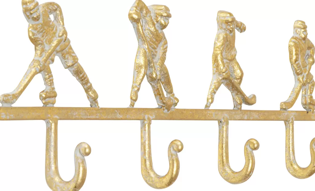 Seinänaulakot>KARE Design Ice Hockey Jääkiekko Seinänauakko, Kulta 48cm