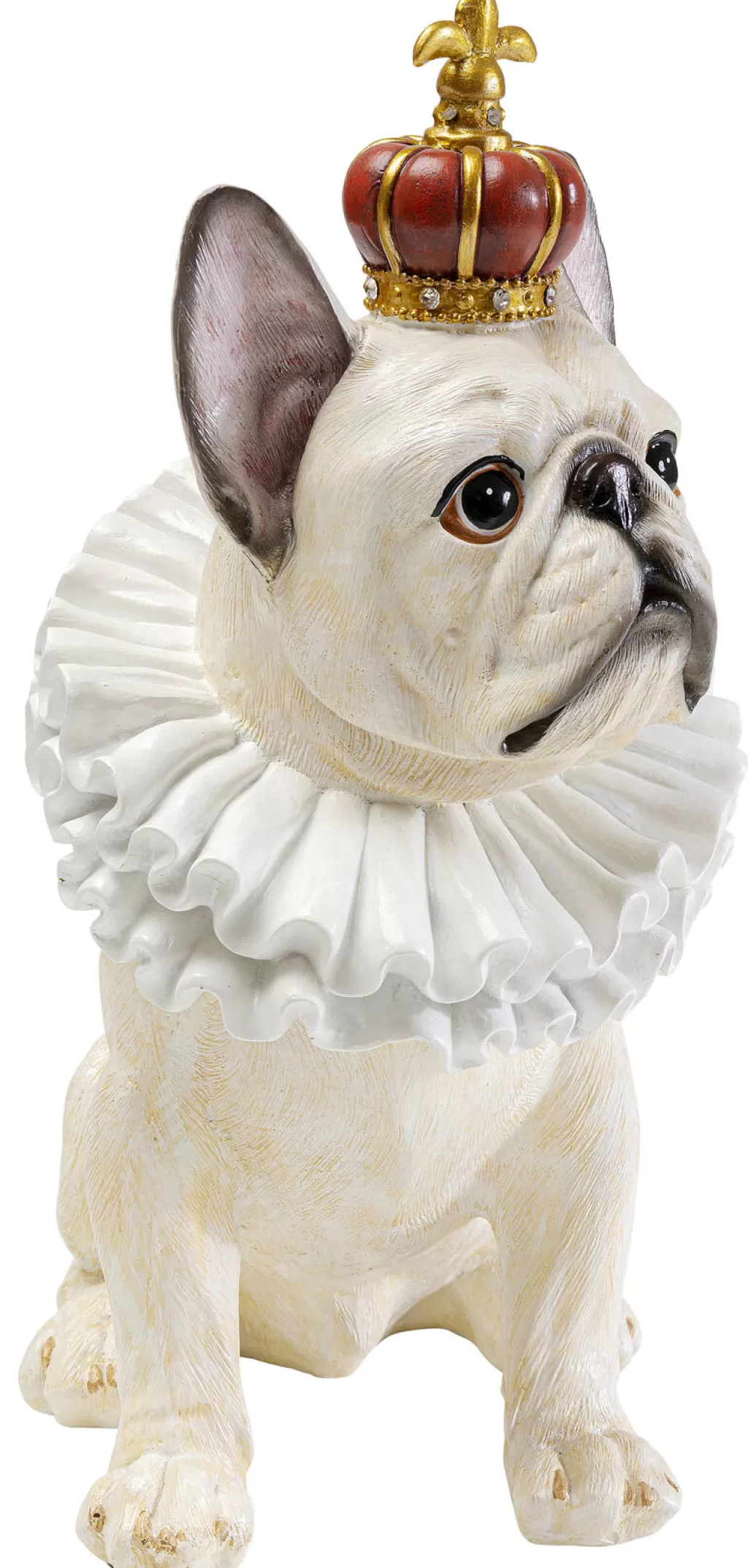 Koriste-Esineet>KARE Design King Dog Koira Koriste-esine, Valkoinen 33cm