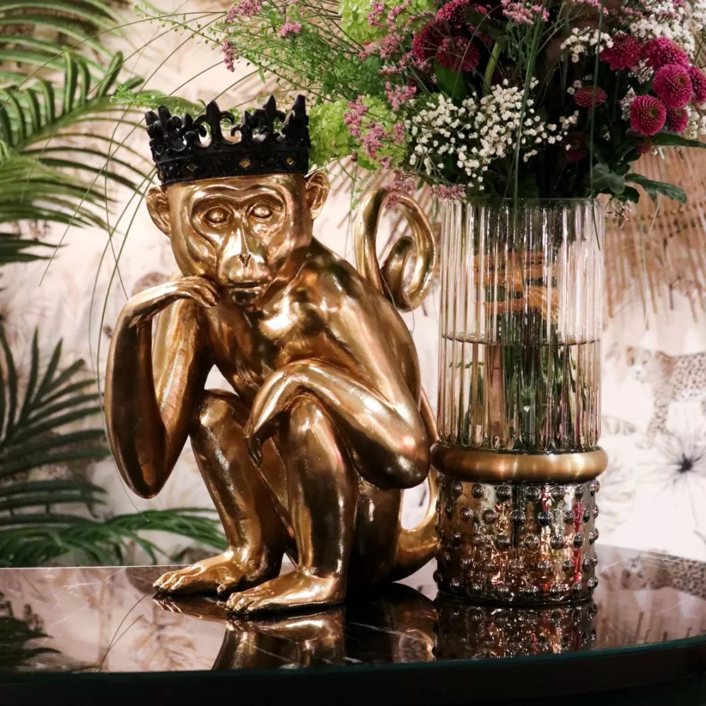 Koriste-Esineet>KARE Design King Lui Gold Koriste-esine 35cm