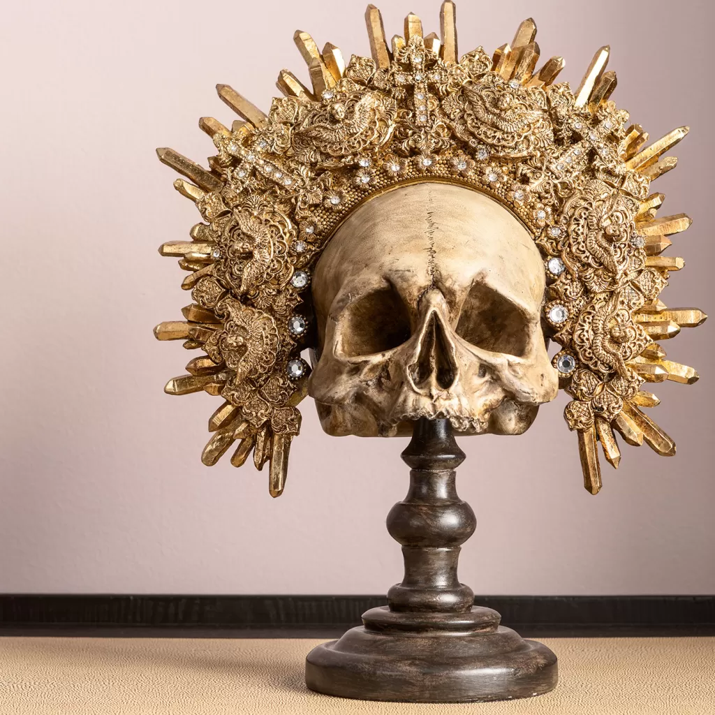 Koriste-Esineet>KARE Design King Skull Pääkallo Koriste-esine 42cm