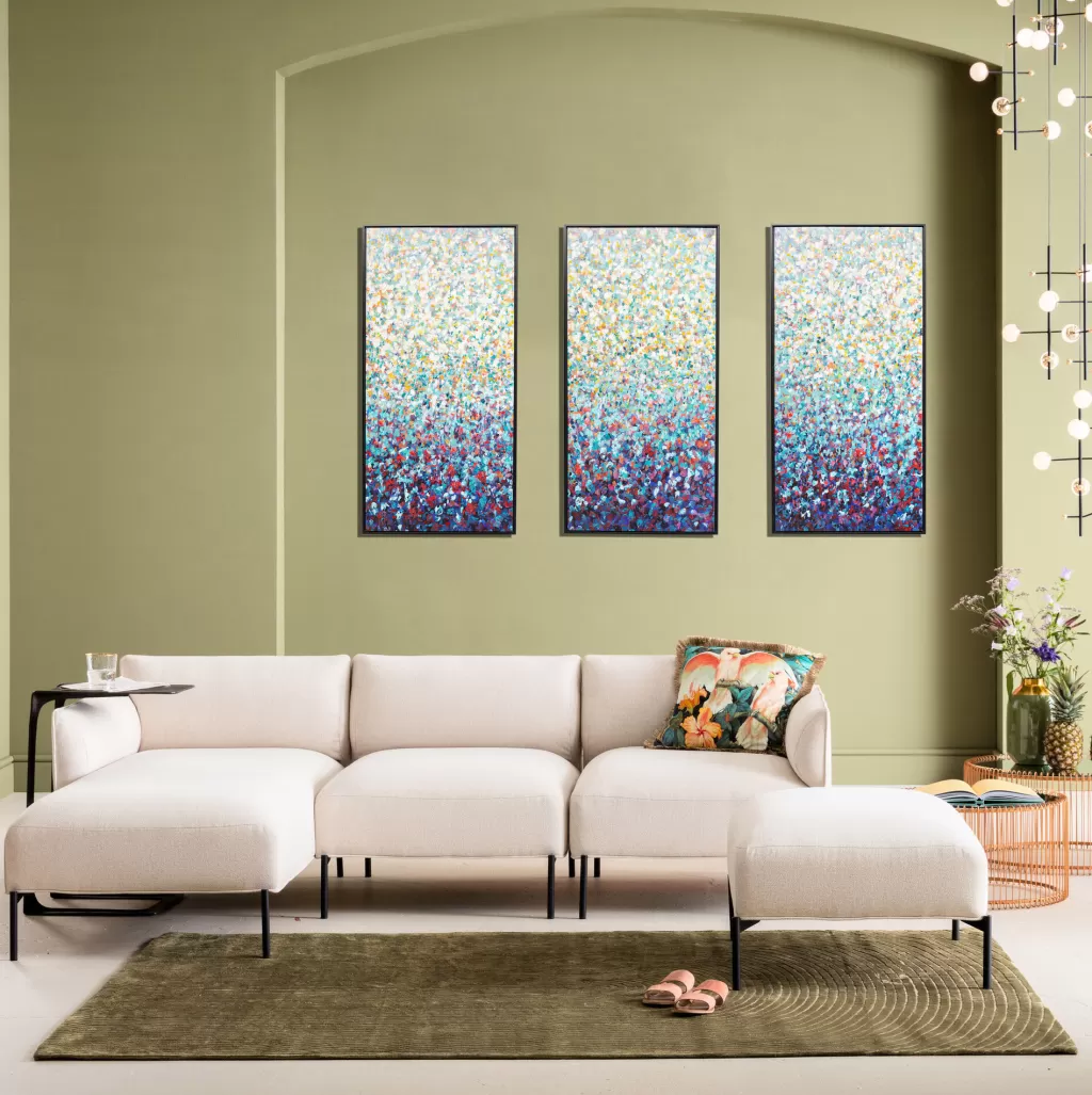 Taulut | Olohuone>KARE Design Konfetti Canvas Taulu (3/Setti) 240x160cm