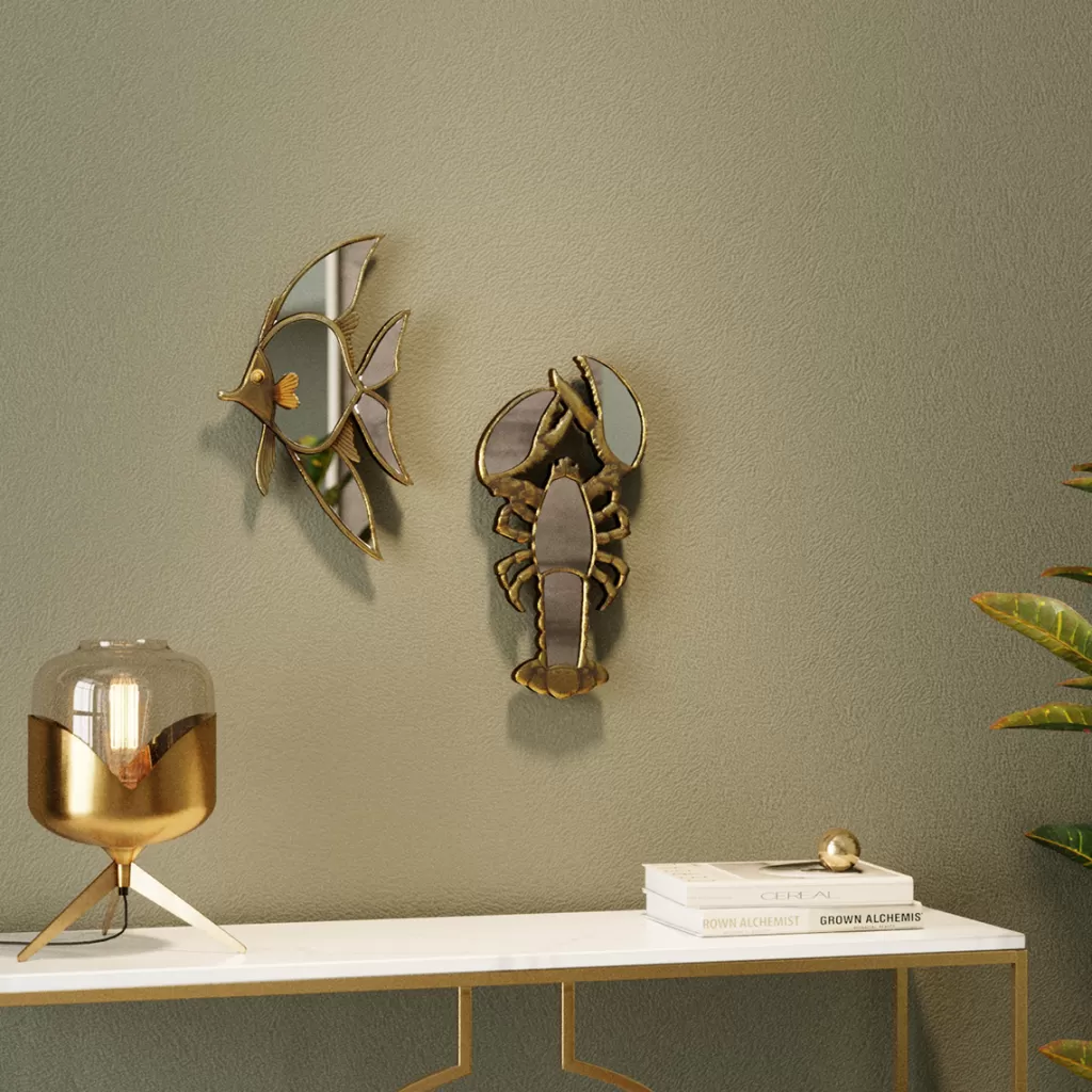 Seinäkoristeet>KARE Design Langosta Mirror Seinäkoriste 21x41cm
