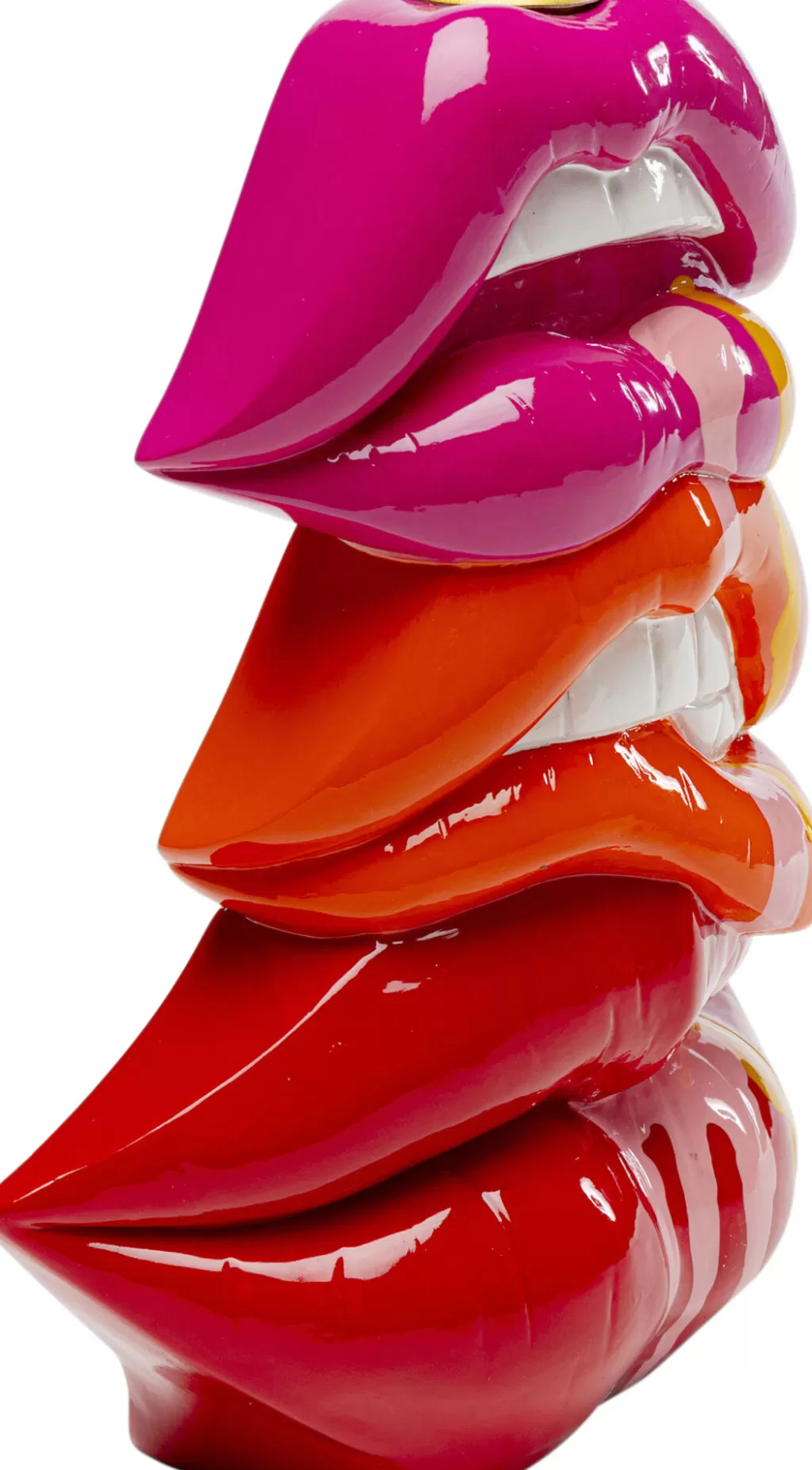Lyhdyt | Kynttilänjalat>KARE Design Lips Huulet Kynttilänjalka 17cm