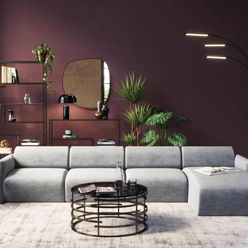 Olohuone | Kulmasohvat>KARE Design Lucca Kulmasohva - Harmaa, Oikea 331cm