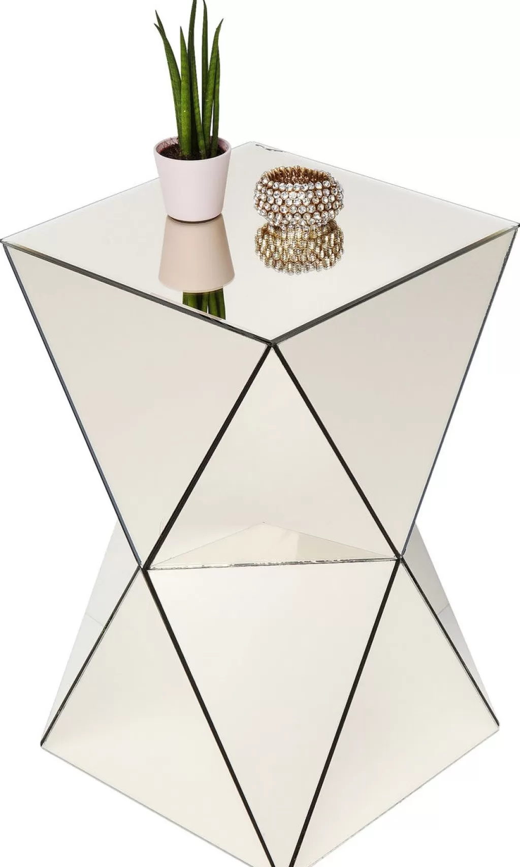 Sohvapöydät>KARE Design Luxury Triangle Pearl Sivupöytä 32x32cm
