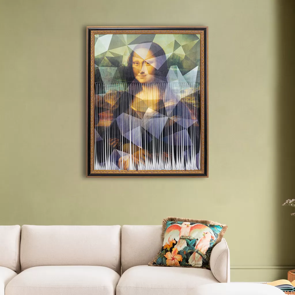 Taulut>KARE Design Mademoiselle Lisa, Kehystetty Taulu