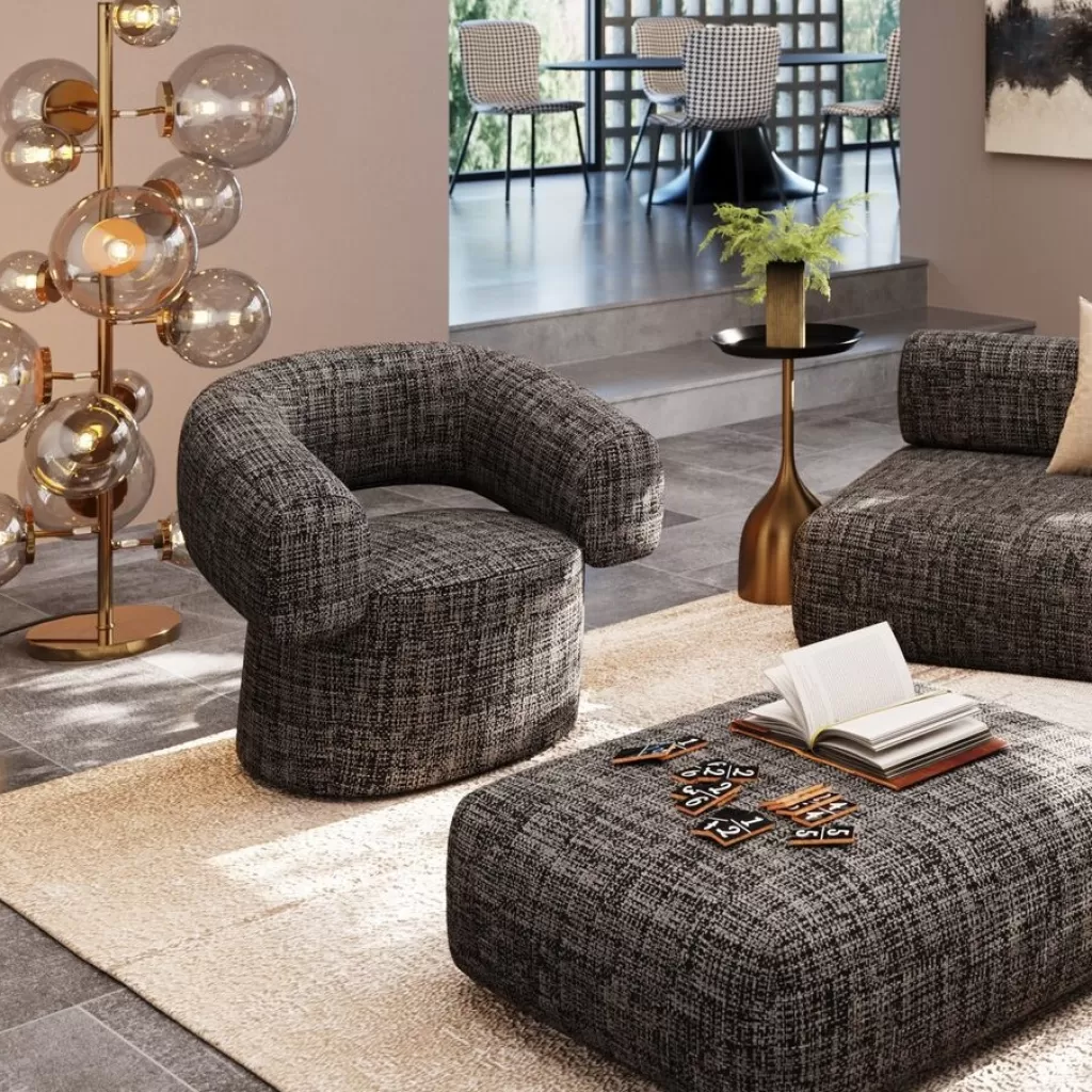 Nojatuolit>KARE Design Maye Bow Kääntyvä Nojatuoli