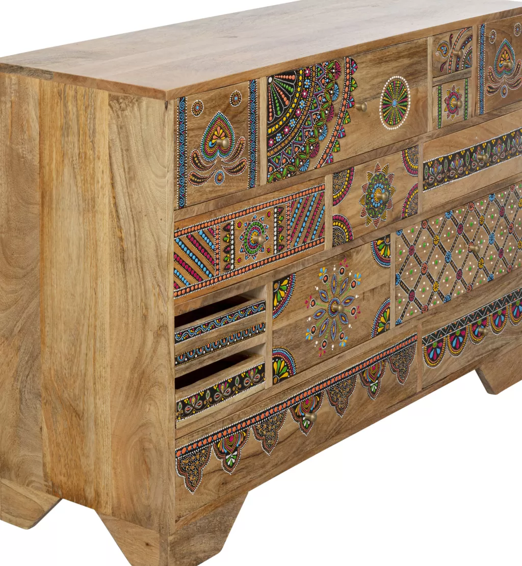 Senkit | Olohuone>KARE Design Menorca Lipasto Massiivi Mangopuu 115x80cm