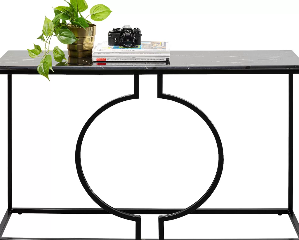 Konsolipöydät Ja Sivupöydät>KARE Design Miami Loft Konsolipöytä, Musta 120x75cm