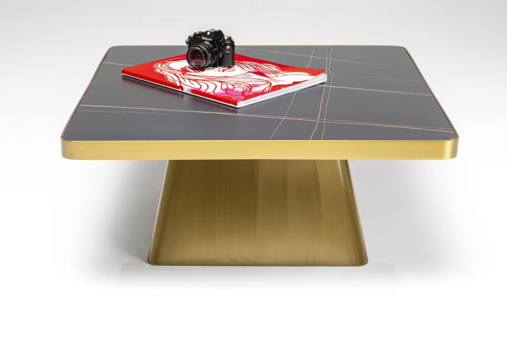 Sohvapöydät>KARE Design Miler Sohvapöytä, Kulta 80x80cm