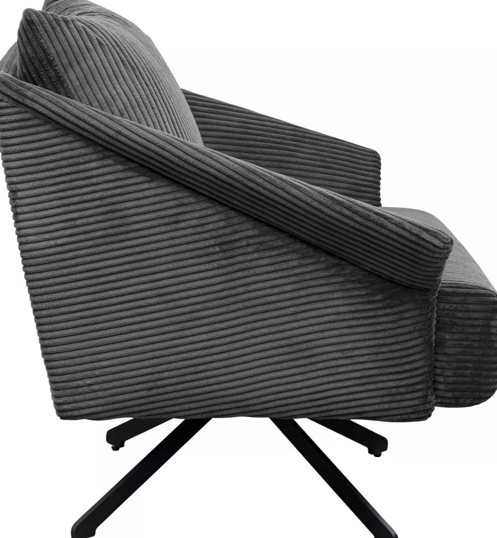 Nojatuolit>KARE Design Milo Kääntyvä Nojatuoli Harmaa