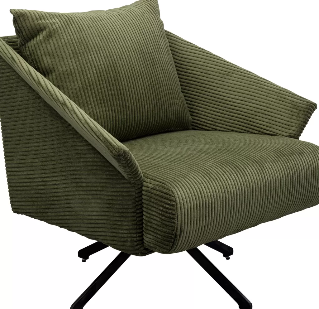 Nojatuolit>KARE Design Milo Kääntyvä Nojatuoli Vihreä