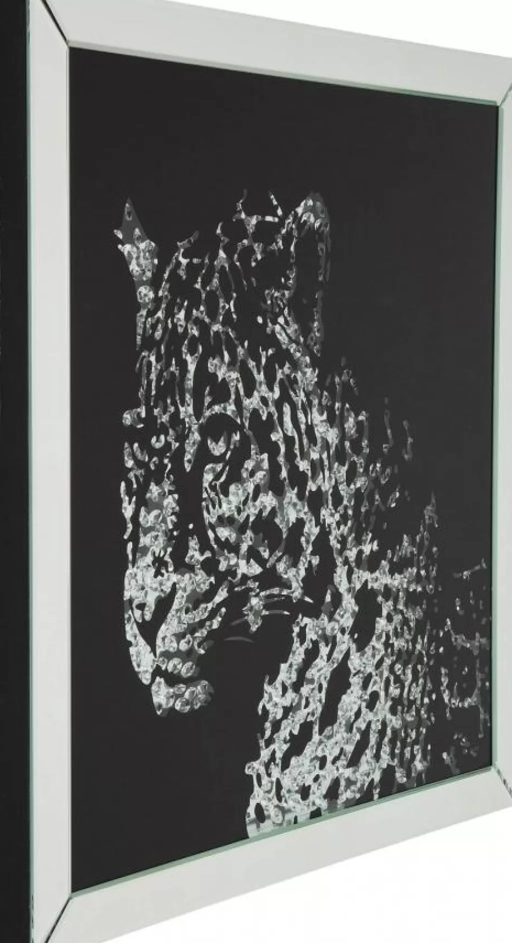 Taulut>KARE Design Mirror Leopard Kehystetty Taulu 80x80cm